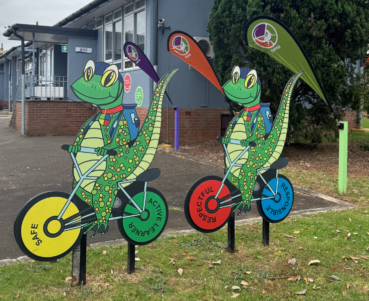 On-track values - safe, respectful, responsible, active learner